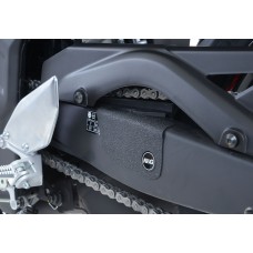 R&G Racing Boot Guard 2-Piece (left side swingarm, plus top of exhaust shield) for Yamaha YZF-R25 '14-'22, YZF-R3 '15-'22